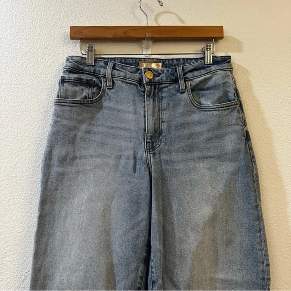 KUT Women's Ashley High Rise Slouchy Barrel Straight Leg Denim‎ Jeans Size 00